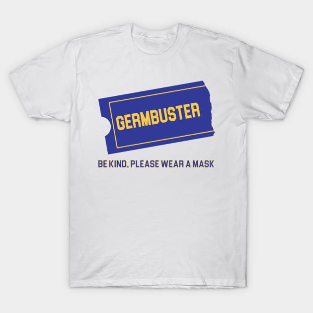 Blockbuster Style Germbuster T-Shirt by Tomorrowland Arcade